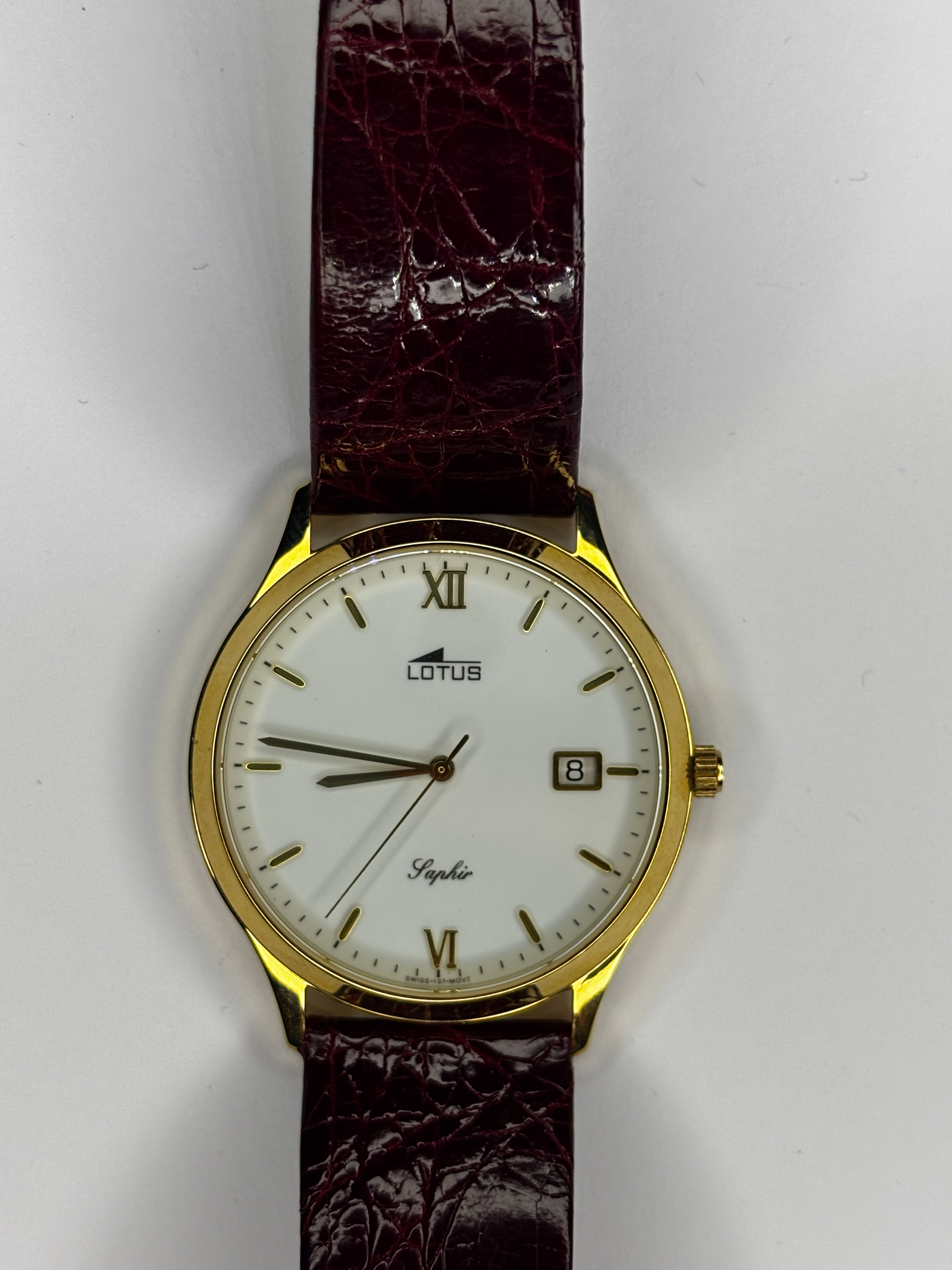 The Crimson Oath (Lotus Saphir 1990s - Gold 18k)